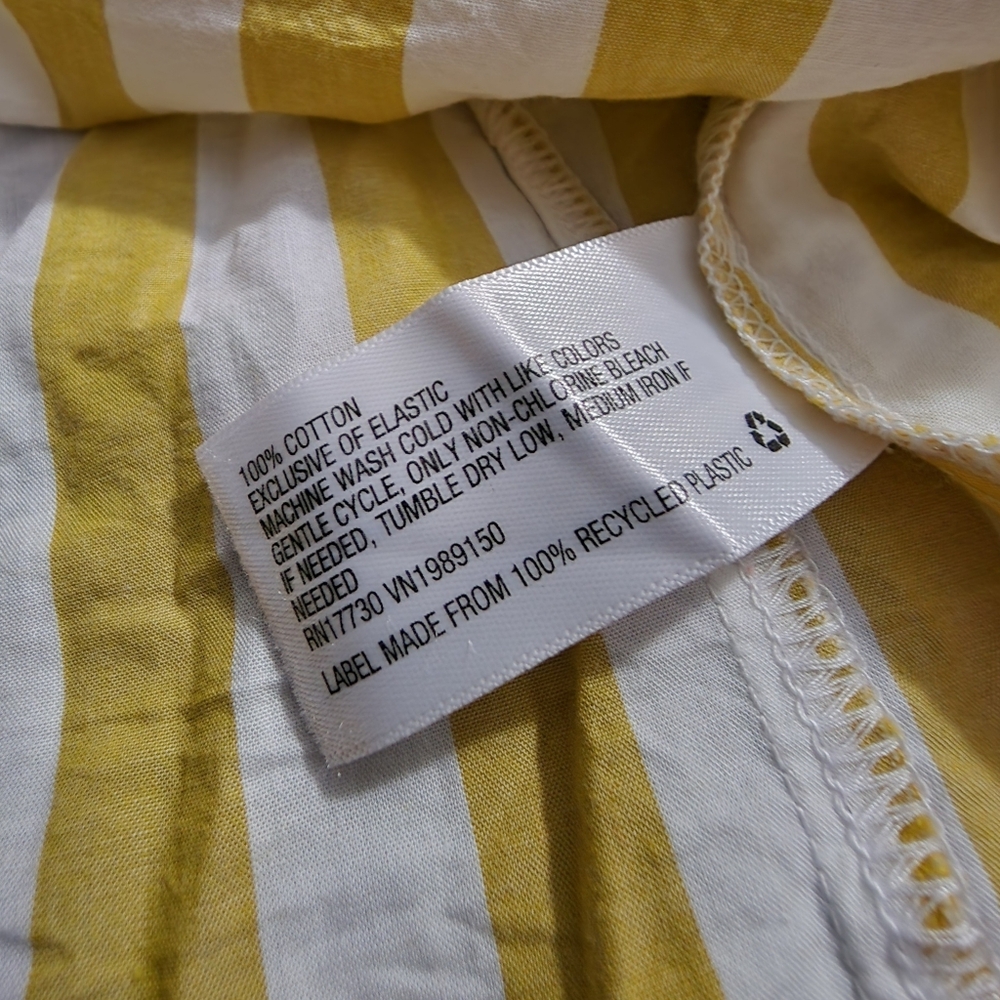 A New Day sz XXL Striped smocked bandeau tube sundress - Picture 6 of 6